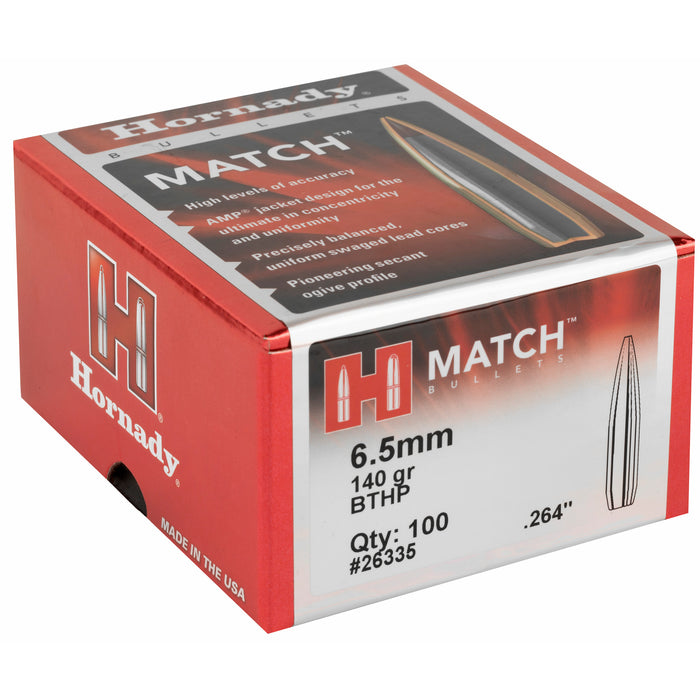 Hornady Match, Horn 26335  Bull .264 140 Bthp-m            100/15