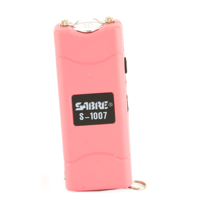 Sabre Short Stun Gun, Sec S1007pk   3.8mil Volt Stungun Pink