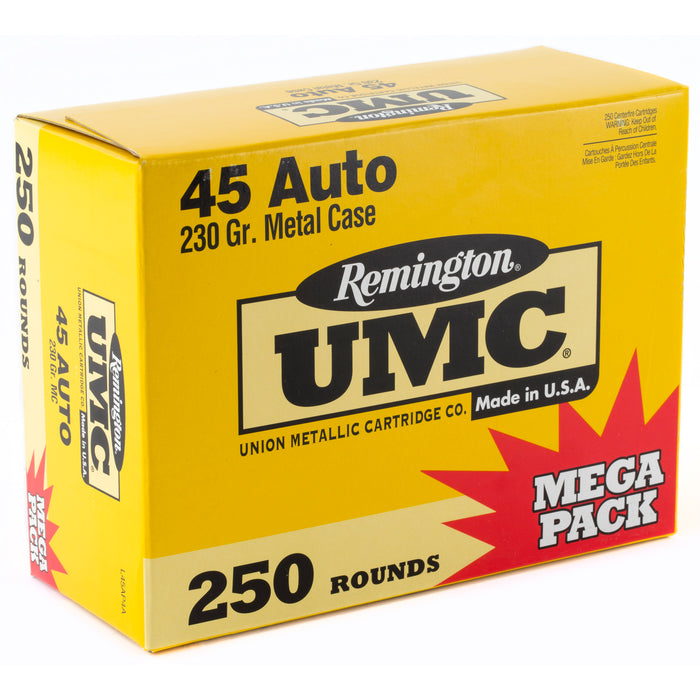 Remington Ammunition Umc, Rem 23781 L45ap4a  Umc 45a Mega    230mc   250/4