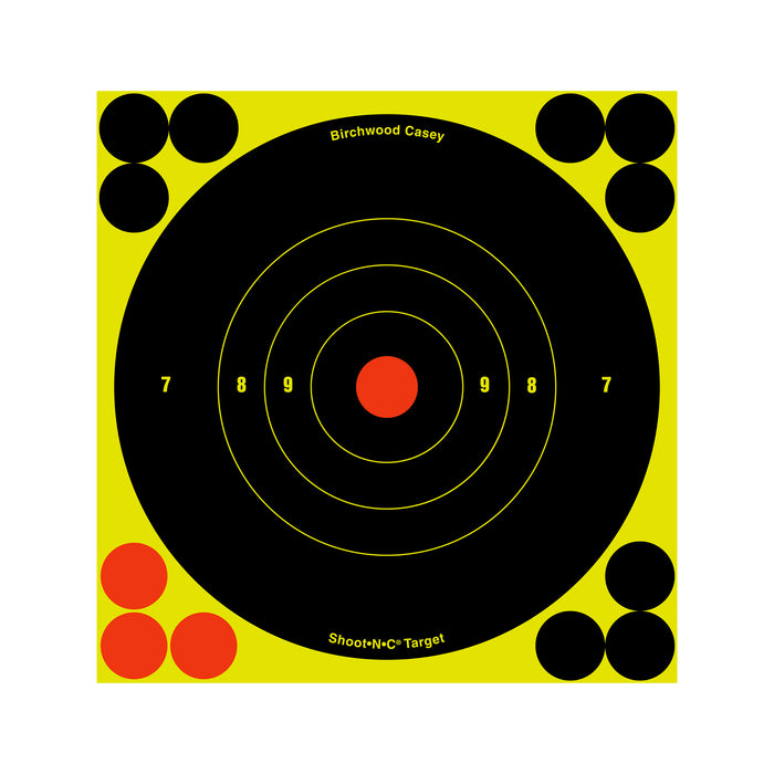 Birchwood Casey Shoot-n-c, Bir 34512 Shoot-n-c 6"  Bullseye              12pk