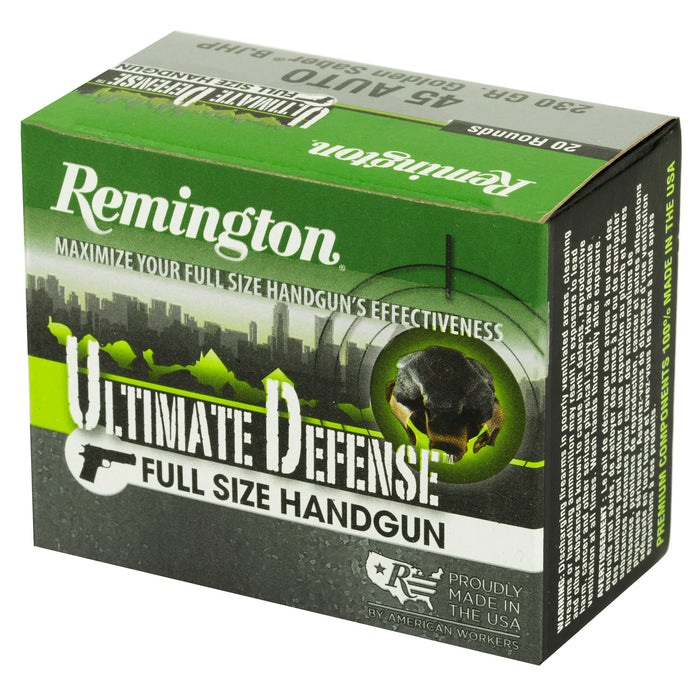 Remington Ammunition Ultimate Defense, Rem 28942 Hd45apbn  Ultd 45        230bjhp  20/25