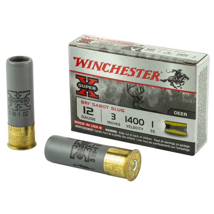 Winchester Ammo Super X, Win Xrs123    Supx   Bri Sabot Slug   5/50