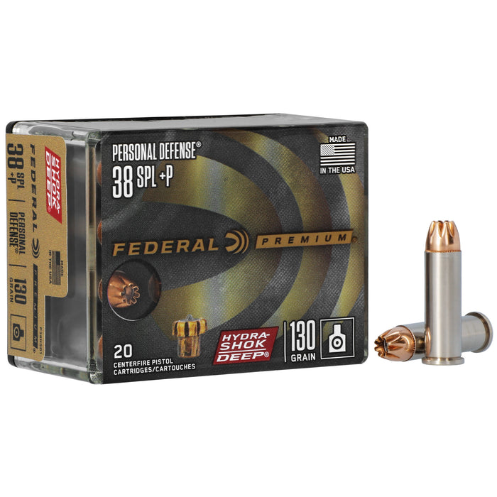 Federal Premium, Fed P38hsd1      38+p      130 Hshk        20/10