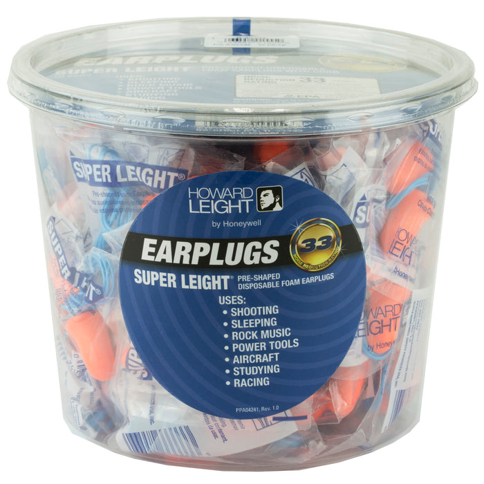 Howard Leight Corded Ear Plugs, How R33333  Corded Foam Plugs Nrr33 50