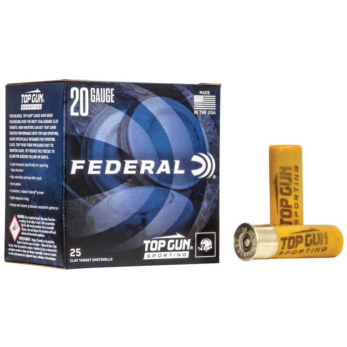 Federal Top Gun, Fed Tgs22475   Top Gun 20 2.75 7/8        25/10