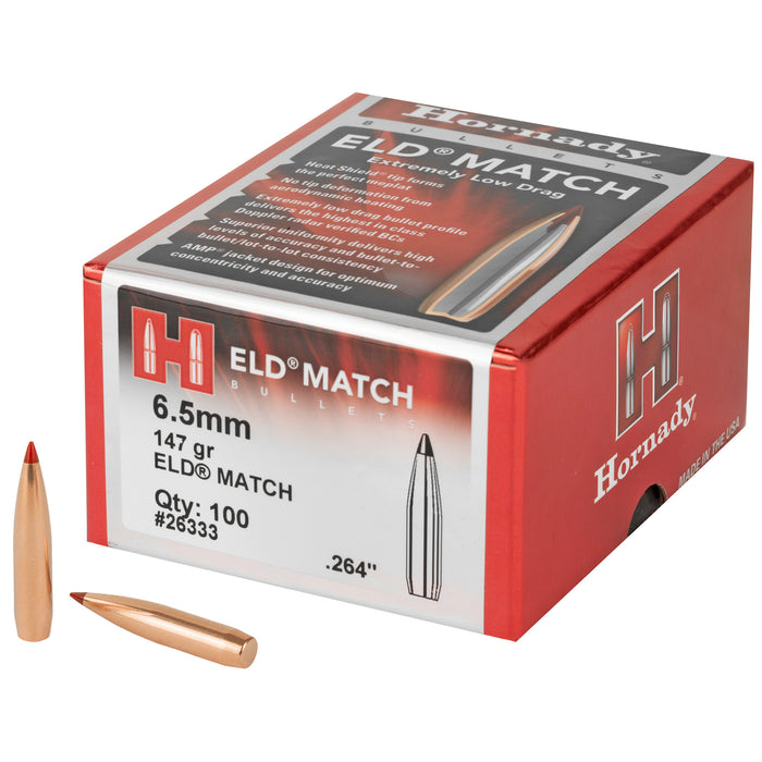 Hornady Eld Match, Horn 26333  Bull .264 147 Eld-m             100/15