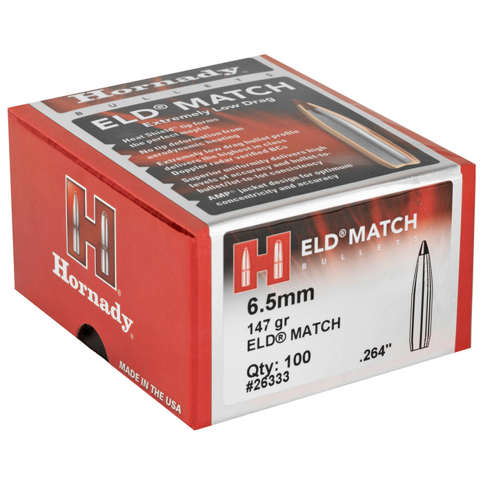 Hornady Eld Match, Horn 26333  Bull .264 147 Eld-m             100/15