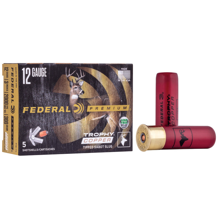 Federal Premium, Fed P151tc    Vtlshk 3in Cop Sab Slug      5/50