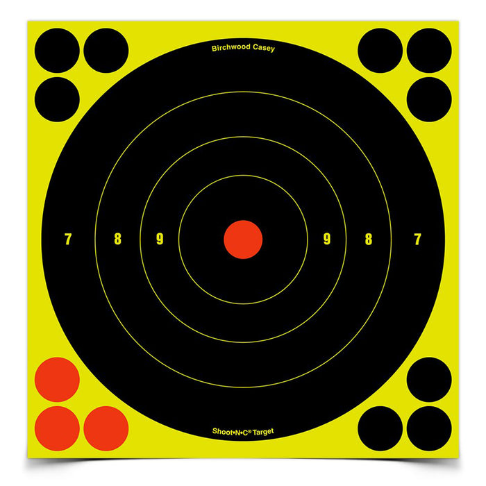 Birchwood Casey Shoot-n-c, Bir 34825 Shoot-n-c 8"  Bullseye              30pk