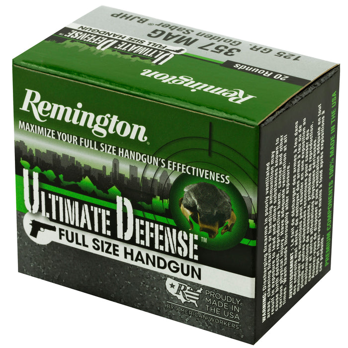 Remington Ammunition Ultimate Defense, Rem 28920 Hd357ma   Ultd 357       125bjhp  20/25