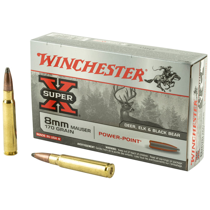 Winchester Ammo Super X, Win X8mm          8mmmsr 170pp       20/10