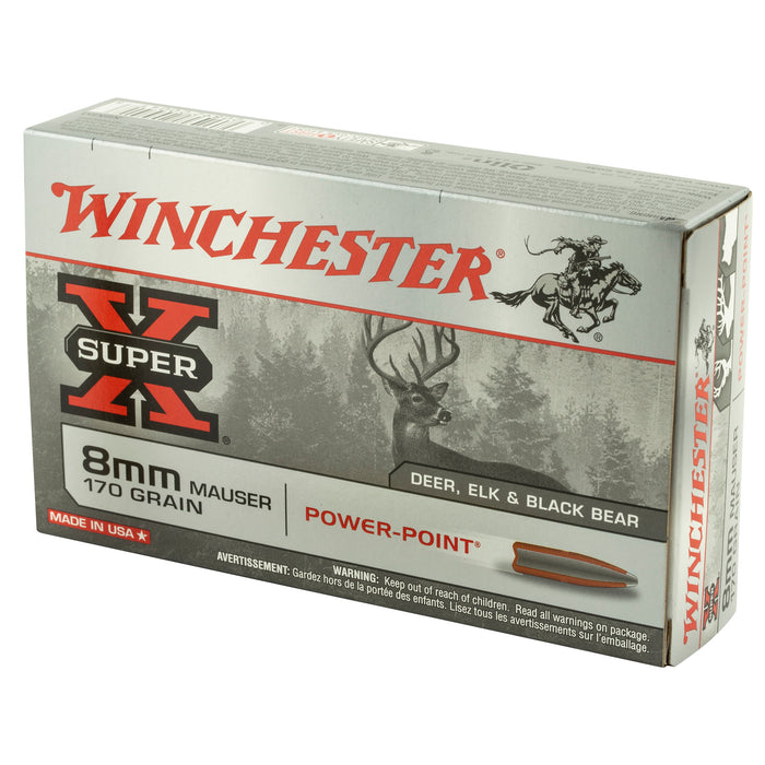 Winchester Ammo Super X, Win X8mm          8mmmsr 170pp       20/10