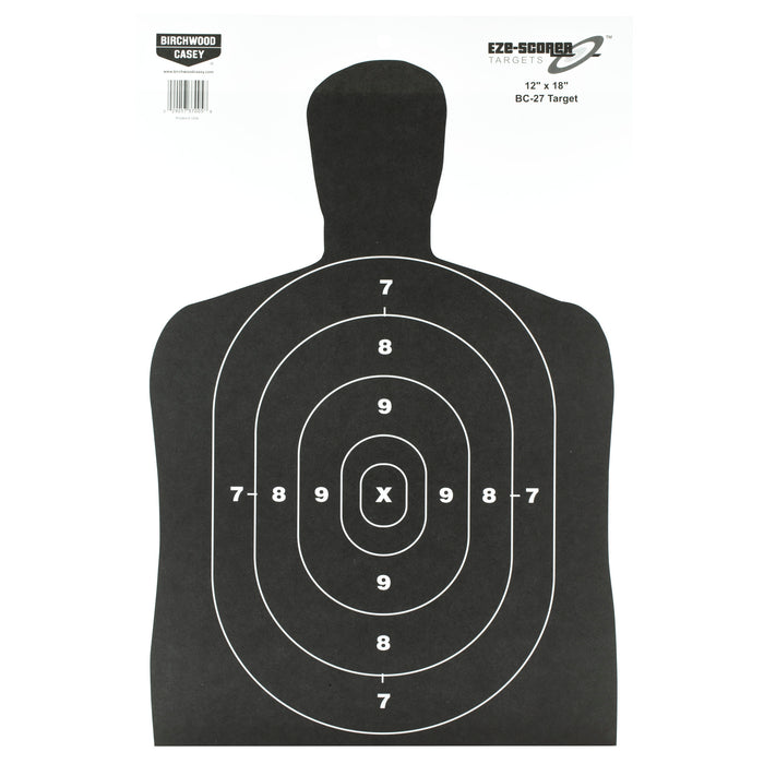 Birchwood Casey Eze-scorer, Bir 37005 Eze-scorer 12x18 Bc27 Target       100pk