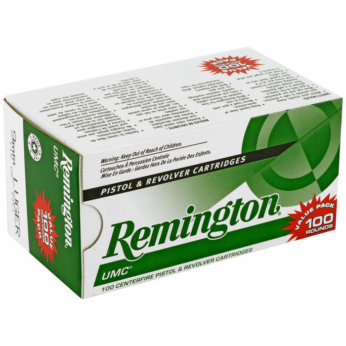 Remington Ammunition Umc, Rem 23765 L9mm3b   Umc 9mm Vp      115mc   100/6