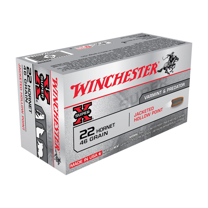 Winchester Ammo Super X, Win X22h2         22hor   46hp       50/10