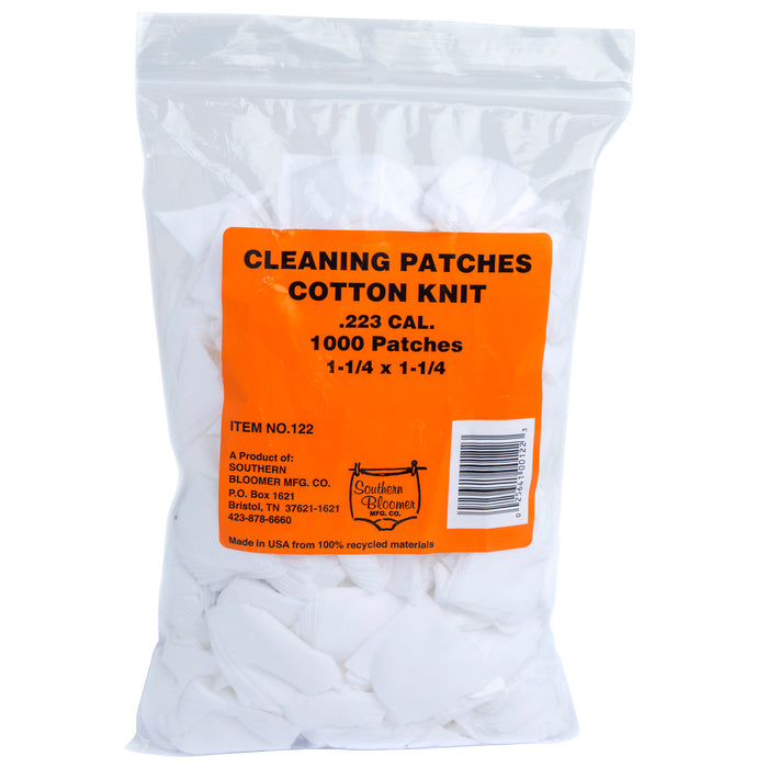 Southern Bloomer Cleaning Patches, Sbc 122  223 Cal Bulk Patches   1000 Ct