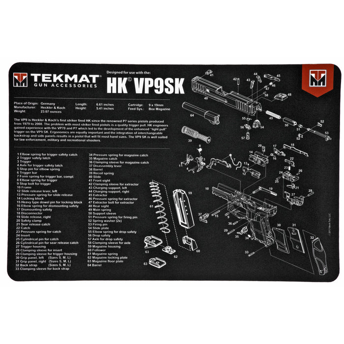 Beck Tek, Llc (tekmat) Original Cleaning Mat, Tekmat Tekr17hkvp9sk    Hk Vp9sk