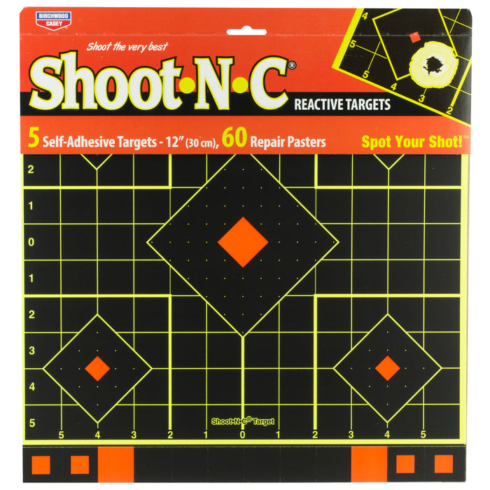 Birchwood Casey Shoot-n-c, Bir 34207 Shoot-n-c 12" Sightin                5pk