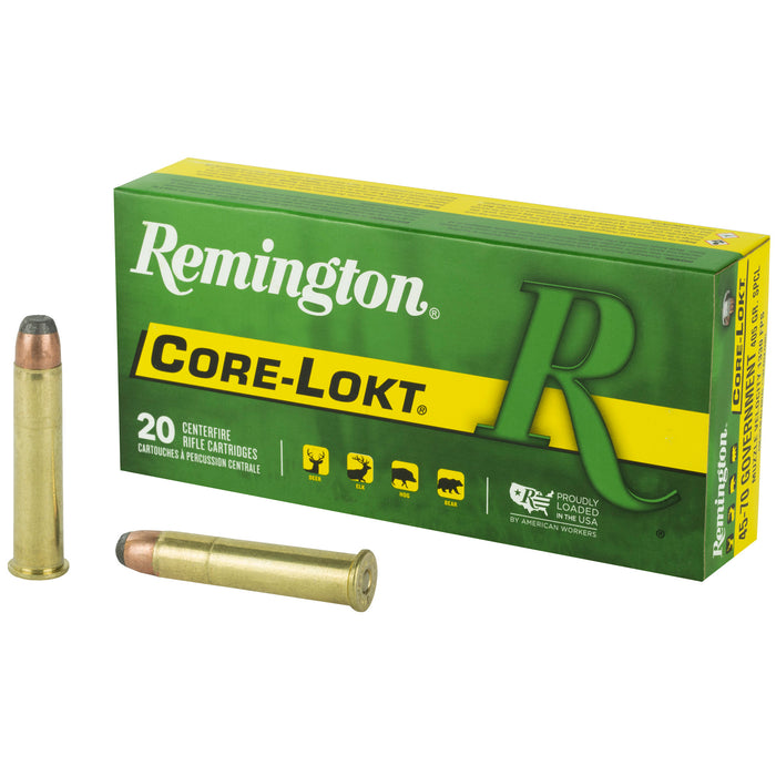 Remington Ammunition Core-lokt, Rem 29473 R4570g    4570 Gvt   405 Sp(rp)   20/10