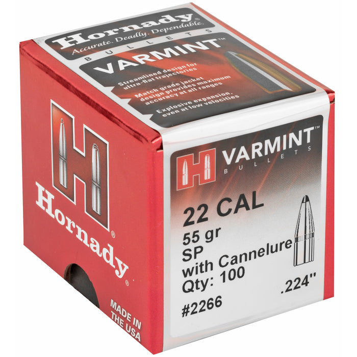 Hornady Traditional, Horn 2266   Bull .224  55 Sp Wc             100/40