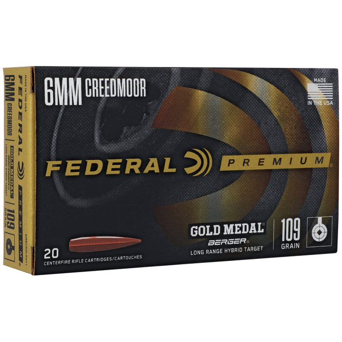 Federal Gold Medal, Fed Gm6crdlrht1    6mmcr   109 Lr Trgt      20/10