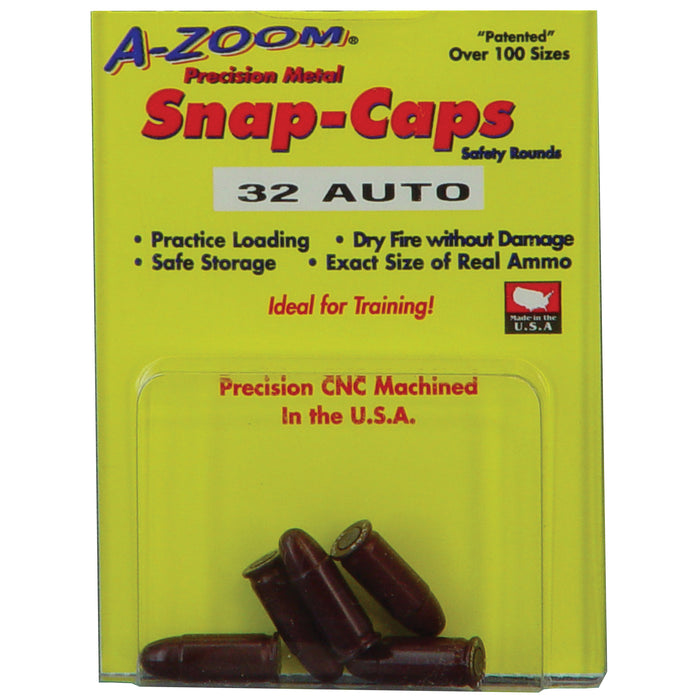 A-zoom Pistol Snap Caps, Azoom 15153      Snap Caps 32 Auto             5pk