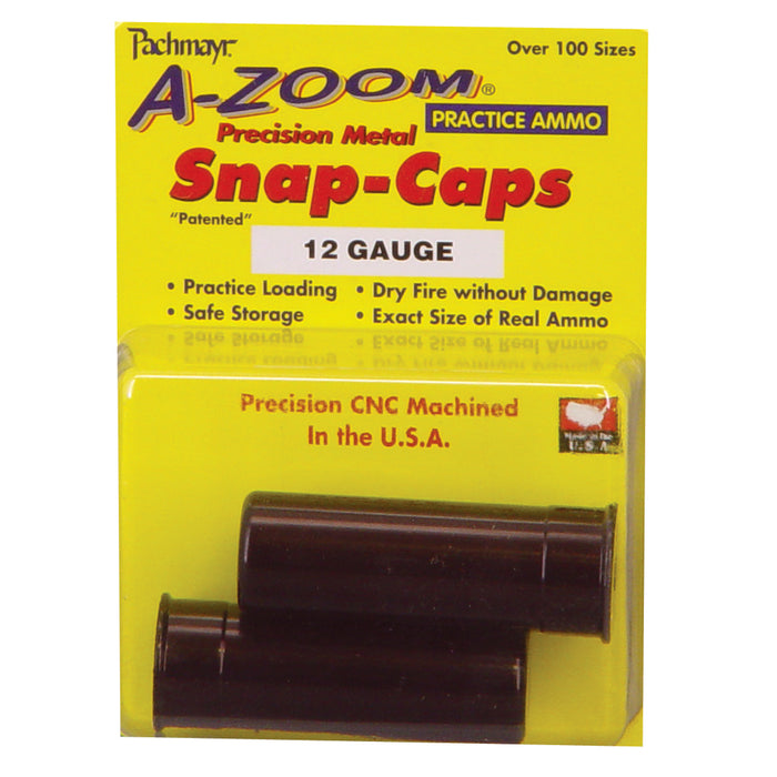 A-zoom Shotgun Snap Caps, Azoom 12211      Snap Caps 12 Ga               2pk