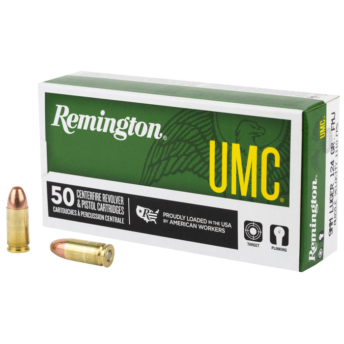 Remington Ammunition Umc, Rem 23718 L9mm2     Umc 9mm        124 Mc   50/10