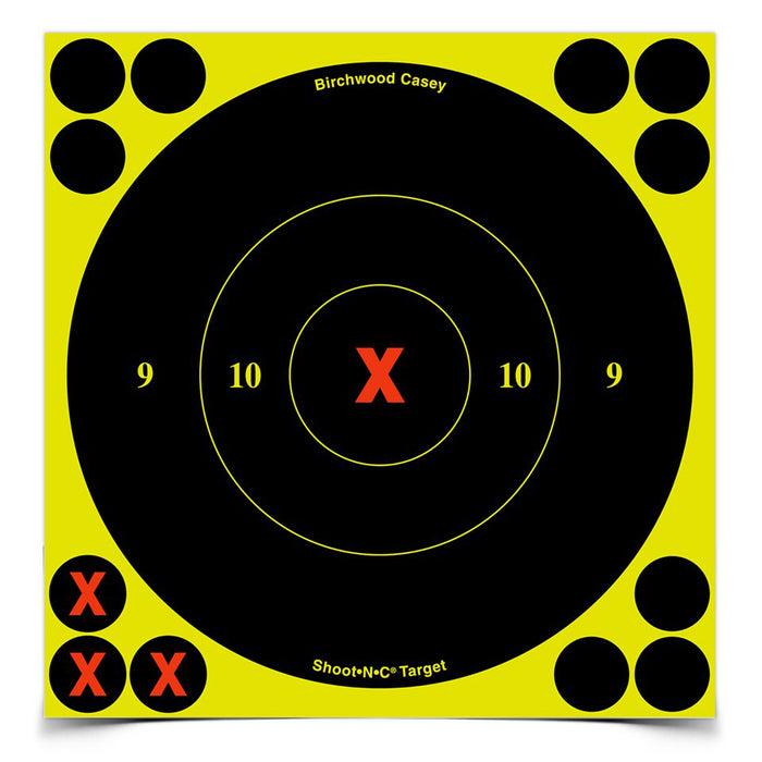 Birchwood Casey Shoot-n-c, Bir 34560 Shoot-n-c 6"  X-bullseye            60pk