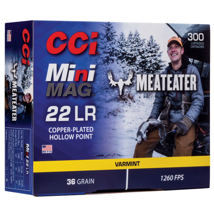 Cci Mini-mag, Cci 962me 22 Lr Minimag  36 Hp Meat Eater  300/10