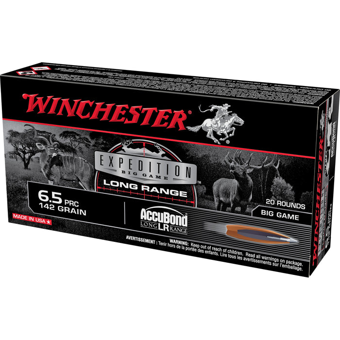 Winchester Ammo Expedition Big Game, Win S65plr        6.5prc 142 Ablr    20/10