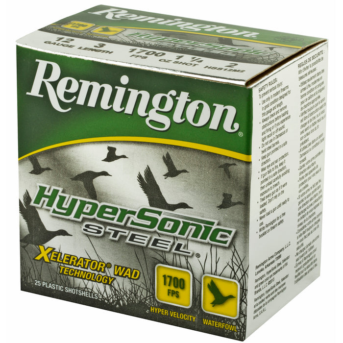 Remington Ammunition Hypersonic, Rem 26775 Hss12m2  Hypsnc  2  11/4 Stl      25/10