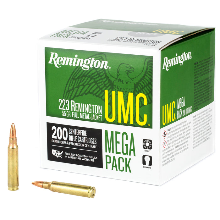 Remington Ammunition Umc, Rem 23683 L223r3a   Umc 223 Mega    55 Mc  200/4