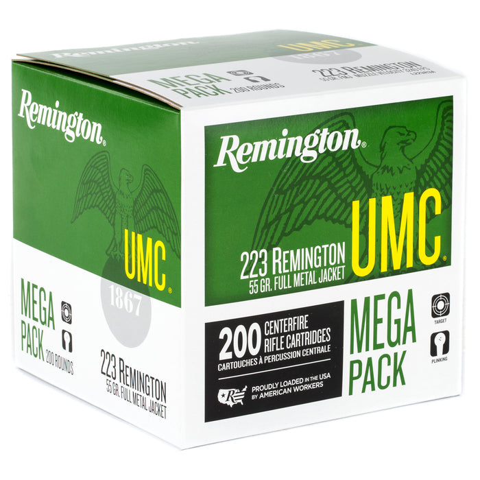 Remington Ammunition Umc, Rem 23683 L223r3a   Umc 223 Mega    55 Mc  200/4