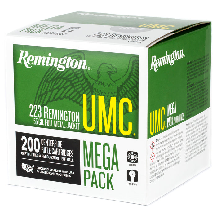 Remington Ammunition Umc, Rem 23683 L223r3a   Umc 223 Mega    55 Mc  200/4