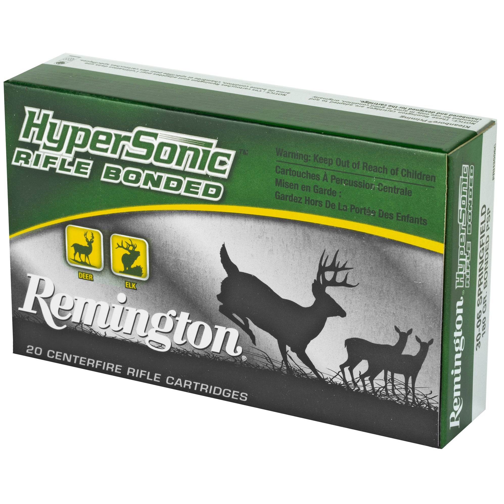 Remington Ammunition Hypersonic, Rem 29009 Prh3006c Hypsnc 180 Psp 20 ...