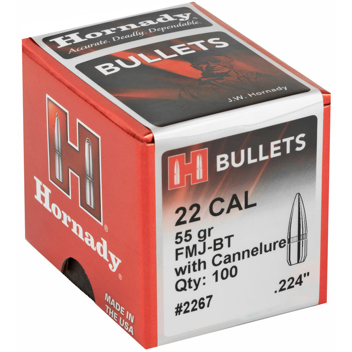 Hornady Traditional, Horn 2267   Bull .224  55 Fmjbt             100/40