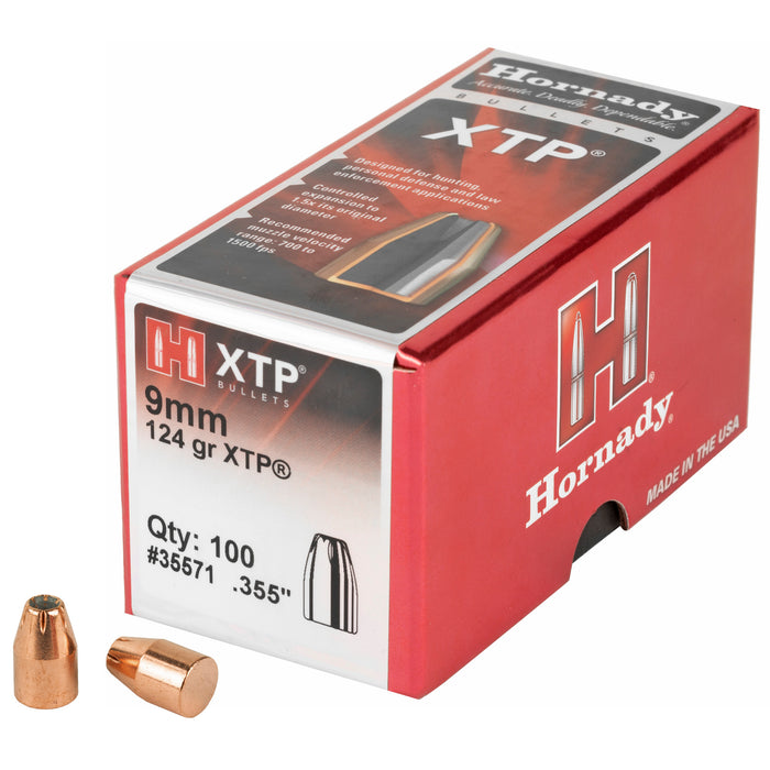 Hornady Xtp, Horn 35571 Bull 9mm   124 Hpxtp                100