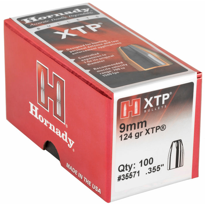 Hornady Xtp, Horn 35571 Bull 9mm   124 Hpxtp                100