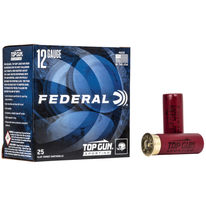 Federal Top Gun, Fed Tgsf12875  Top Gun 12 2.75 1oz        25/10
