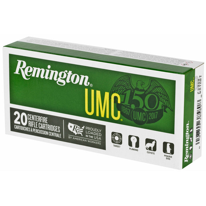 Remington Ammunition Umc, Rem 23813 L22504    Umc 22250       50 Jhp  20/10