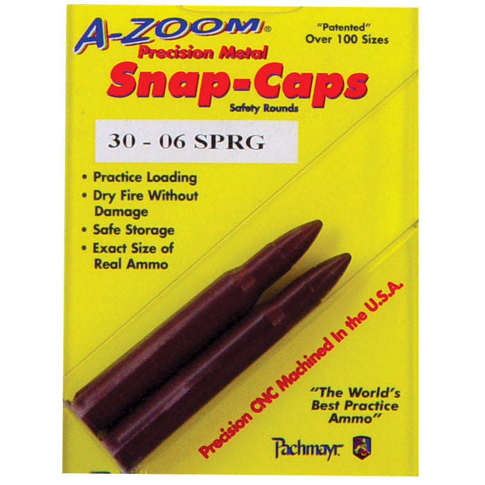 A-zoom Rifle Snap Caps, Azoom 12227      Snap Caps 30-06               2pk