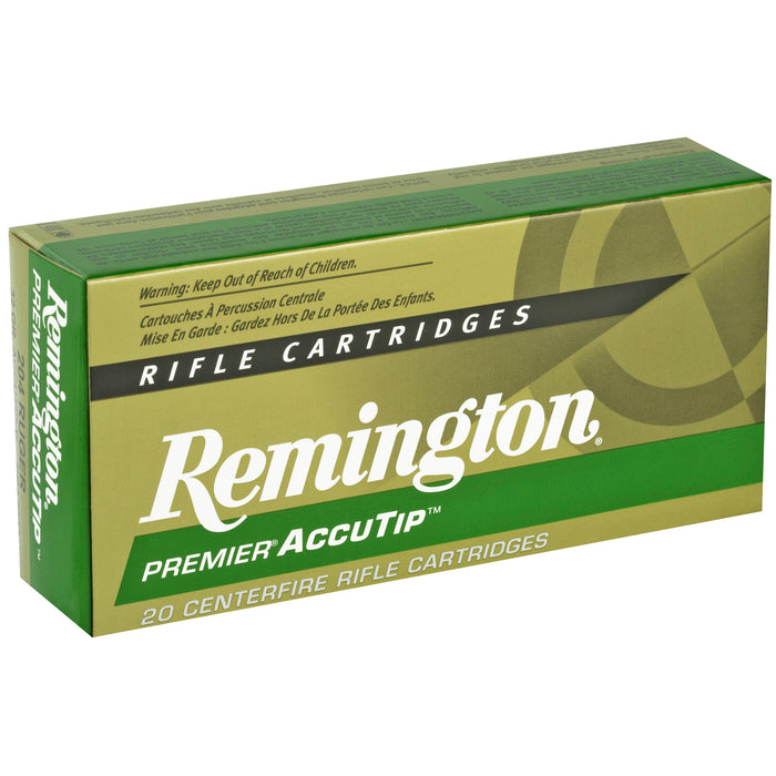 Remington Ammunition Premier, Rem 29218 Pra204a   204 Rug 32 Accutip      20/10