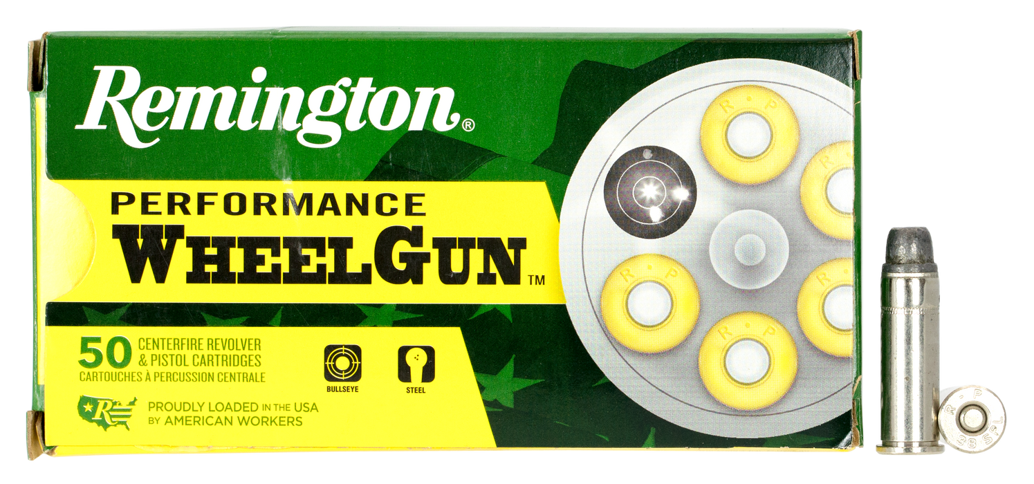 Remington Ammunition Performance Wheelgun, Rem 22271 Rpw38s6  Wheelgun 38sp   158swc   50/10