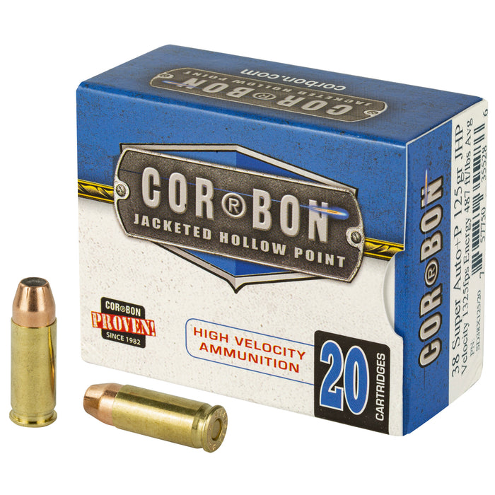 Corbon 38super+p 125gr Jhp 20/500