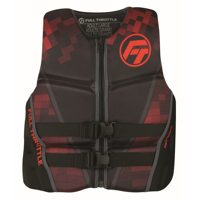 Full Throttle Mens Rapid-Dry Flex-Back Life Jacket