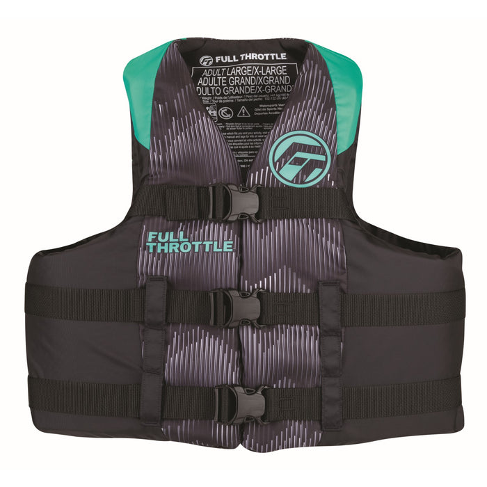 Full Throttle Adult Nylon Life Jacket