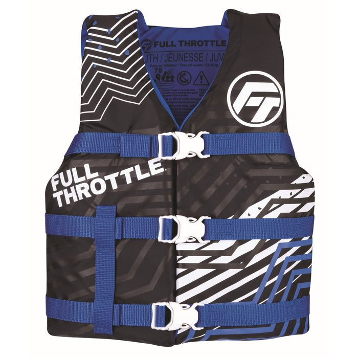 Full Throttle Youth Nylon Life Jacket