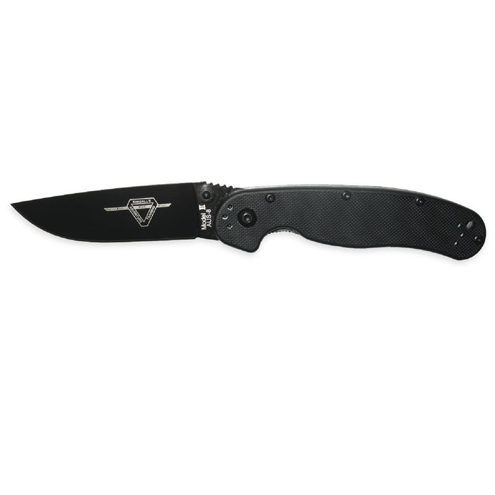 Ontario RAT2 Folder 3.0 in Blade Black Nylon Handle