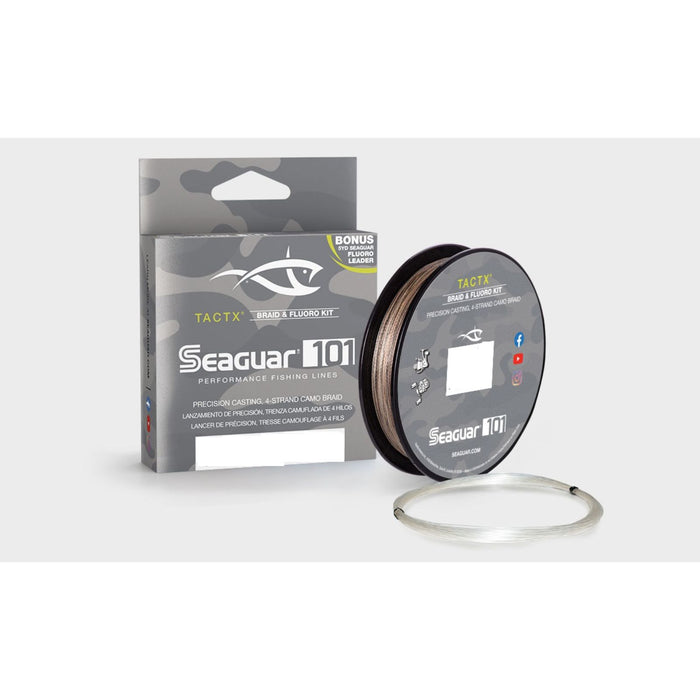 Seaguar 101 TactX 30TCX300 Braid w Fluoro Leader 300 Yds